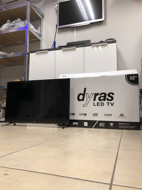 Dyras 32", LED, jszer, Dobozos, Garancia