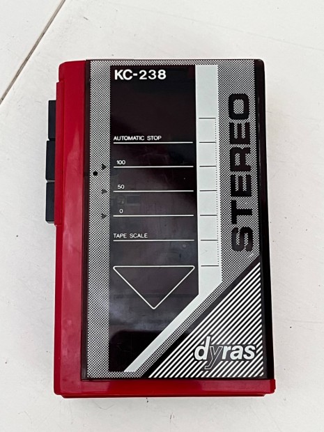 Dyras KC-238 piros walkman mkdik (nem Sharp)