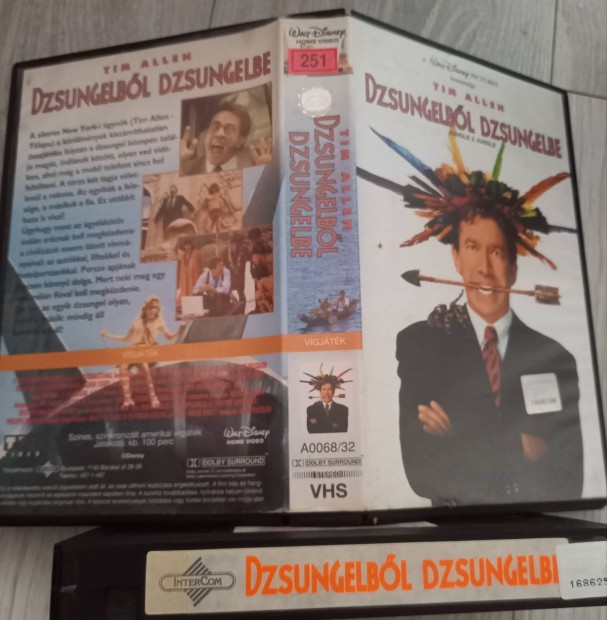 Dzsungelbl dzsungelbe - vgjtk vhs -Tim Allen