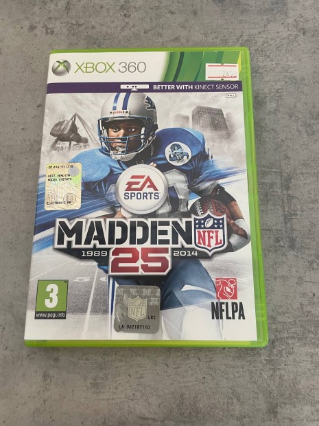 EA Sports: Madden NFL 25 ('89-'14) Xbox 360 jtkszoftver