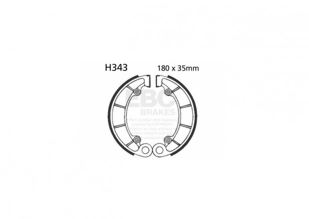EBC H343 Honda Trx 500 fkpofa j