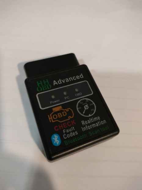 ELM327 OBD2 Bluetoothos autódiagnosztika hibakód olvasó és törlő új