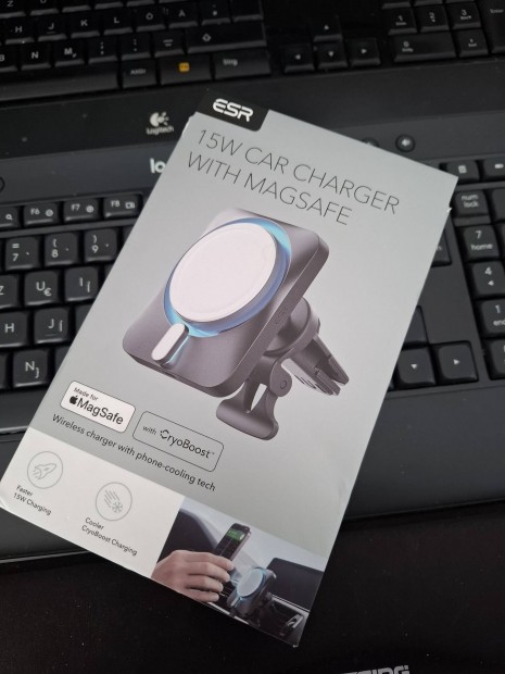 ESR 15w Car Charger with Magsafe vezetk nlkli tlt s tart 