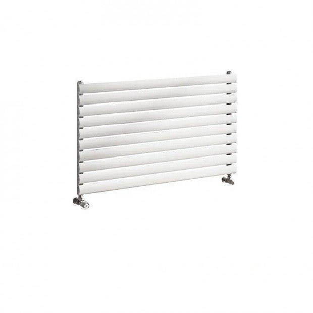 ETS 10257 vízszintes design radiátor, acél, 1000x584mm, 629W - fehér