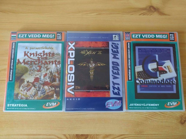 EVM, Ezt vedd meg!, PC jtk, videojtk (3db)