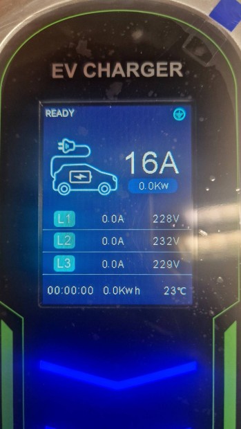EV Charger Type2 11kW 3fázis elektromos autó töltő eladó