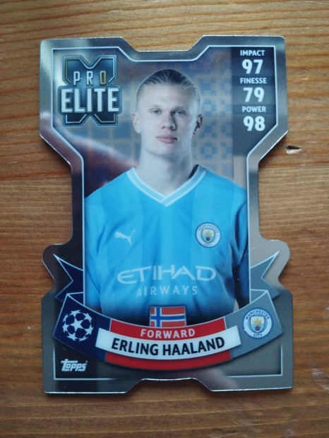 E. Haaland (Manchester City) Chrome X Pajzs BL Extra 2023 krtya