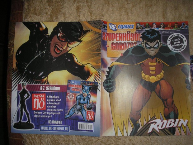 Eaglemoss DC Comics Szuperhsk lomfigura sorozat: Robin elad!