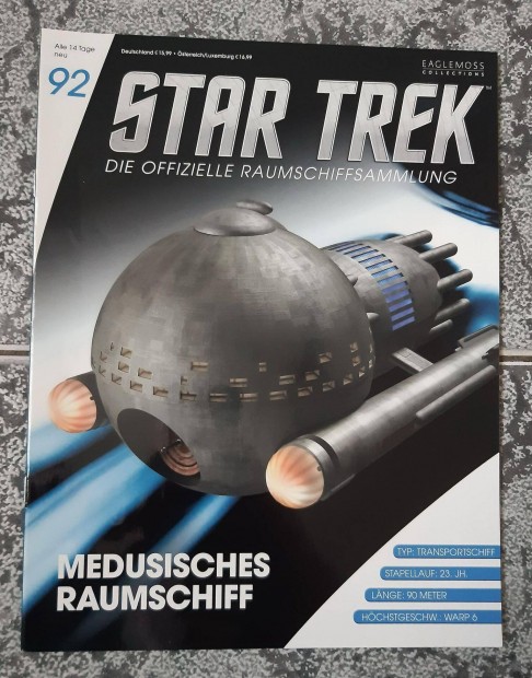 Eaglemoss Star Trek Medusan Ship fzet