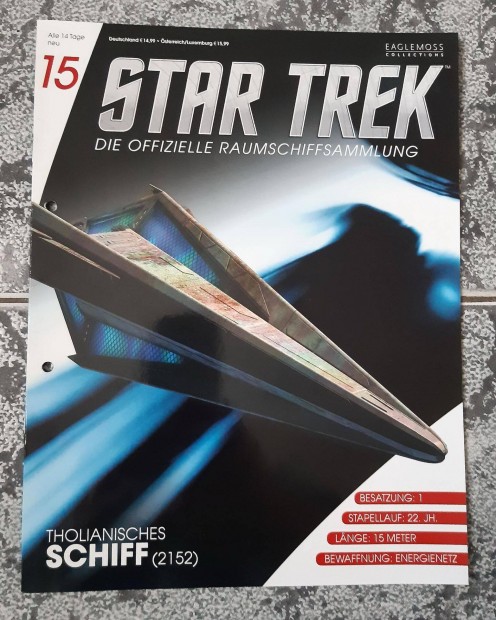 Eaglemoss Star Trek Tholian Starship (2152) magazin, jsg