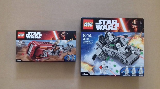 bred Er bontatlan Star Wars LEGO 75099 Rey siklja + 75100 Fox.rba