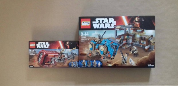 bred Er bontatlan Star Wars LEGO 75099 Rey siklja + 75148 Fox.rba