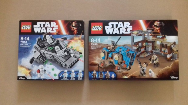 bred Er bontatlan Star Wars LEGO 75100 Hsikl + 75148 Jakku Fox.r