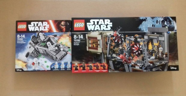 bred Er bontatlan Star Wars LEGO 75100 Hsikl + 75180 Rathtar Fox