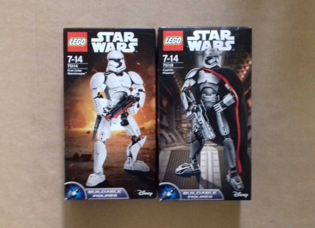 bred Er bontatlan Star Wars LEGO 75114 + 75118 Phasma Fox.az rban