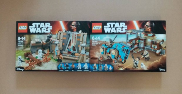 bred Er bontatlan Star Wars LEGO 75139 Takodana + 75148 Jakku Foxr