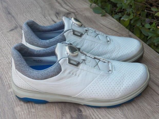Ecco Biom Hybrid 3 Gore-tex-es bőr golfcipő, 46 -os