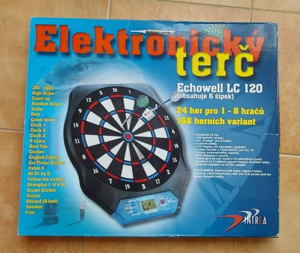 Echowell elektromos dartstbla 8 nyllal, j