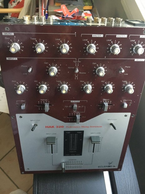 Ecler hak 320 dj mixer-kever