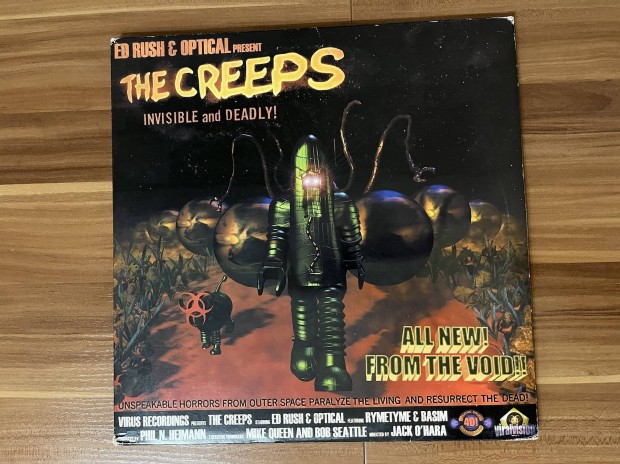 Ed Rush & Optical - The Creeps (Invisible And Deadly!) 5LP