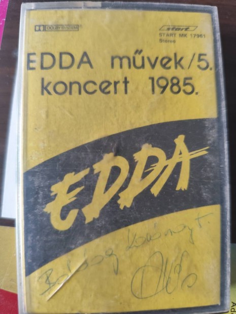 Edda 5 dediklt kazetta 