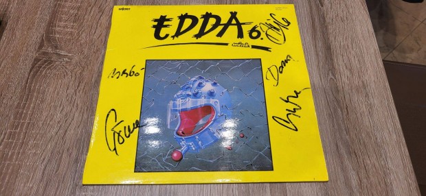 Edda 6. dedikált bakelit lemez