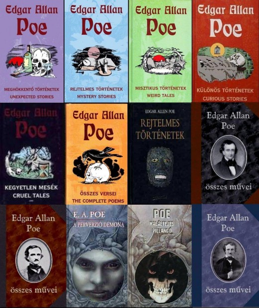 Edgar Allan Poe knyvcsomag (Csak egyben)