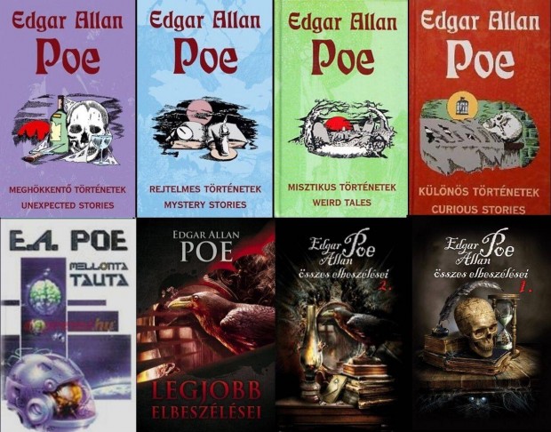 Edgar Allan Poe knyvgyjtemny (csak egyben)