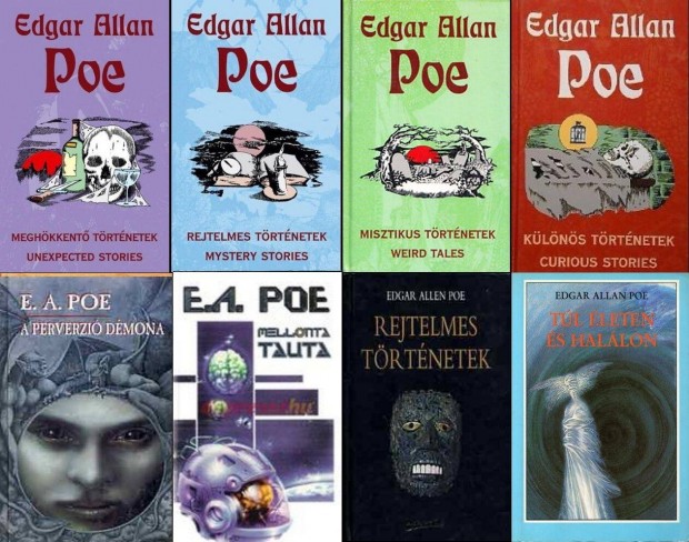 Edgar Allan Poe knyvgyjtemny egyben elad