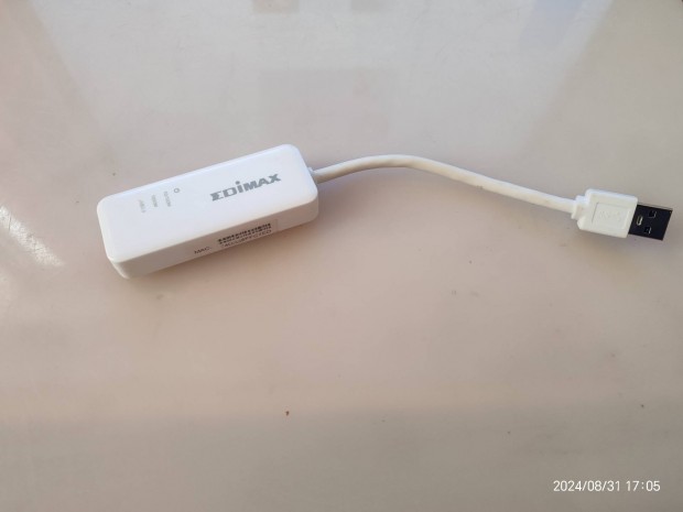 Edimax Hlzati adapter, A: USB 3.0, B: Ethernet