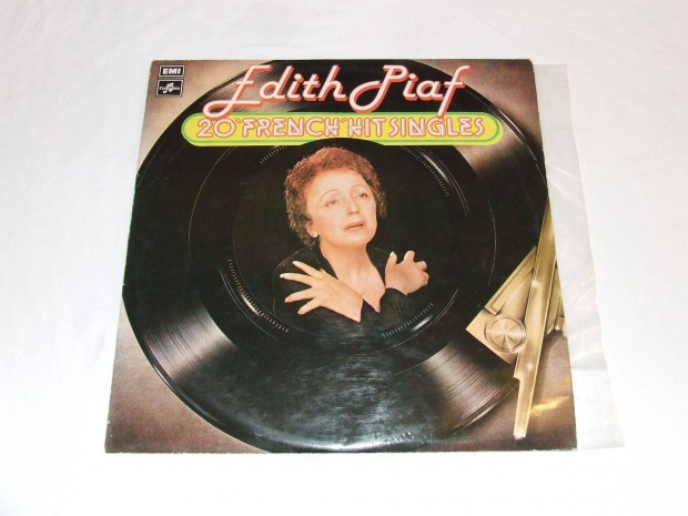 Edith Piaf: 20' French 'Hit' Singles - bakelit lemez elad!