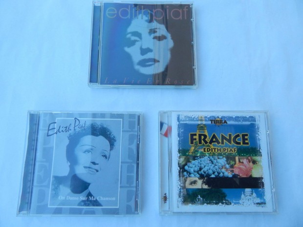 Edith Piaf - Sanzon Audi CD lemezek 3-as szettben Eredeti