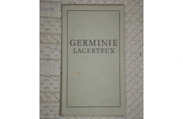 Edmond s Jules Goncourt: Germinie Lacerteux