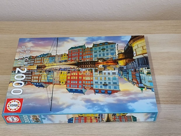 Educa - Sunset At Copenhagen Harbour 2000 db-os puzzle