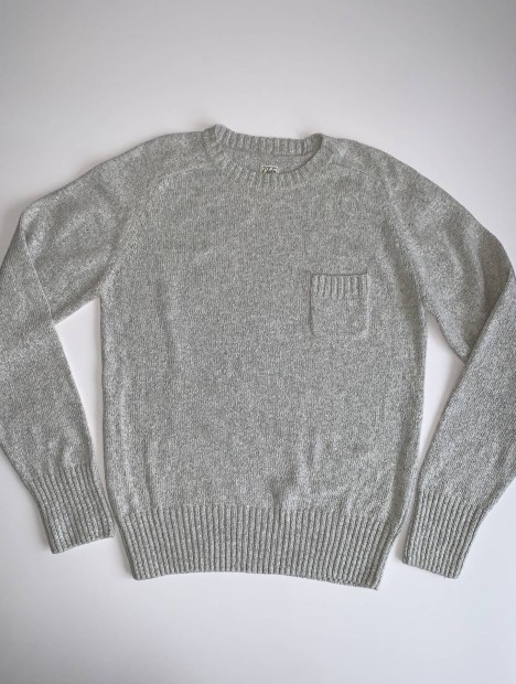 Edwin XL Silt szrke crewneck kttt pulcsi