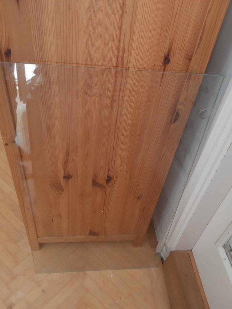 Edzett üveglap üveg szekrényajtó 5mm-es, 50*82,5cm 4db