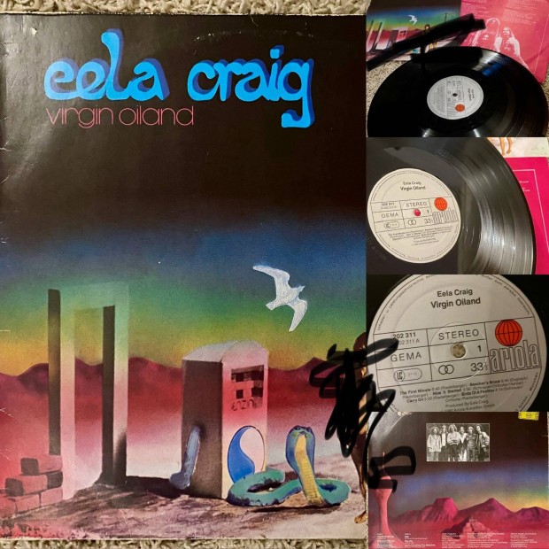 Eela Craig prog rock vinyl bakelit lemez