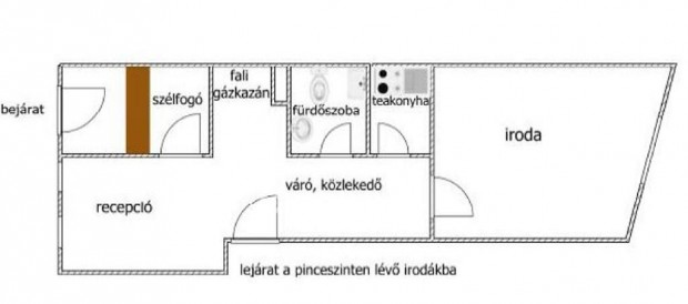 Egeri elad 51 nm-es iroda