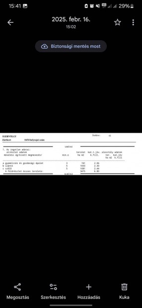 Egerv�lgy z�rt kert