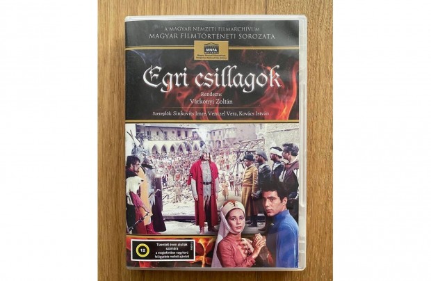 Egri csillagok DVD (eredeti, Nemzeti Filmarchvum)