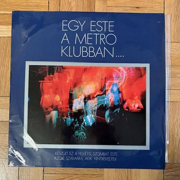 Egy este a metro klubban - bakelit nagylemez