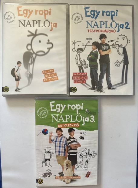 Egy ropi naplja 1,2,3rsz DVD