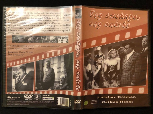 Egy szoknya, egy nadrg (Latabr Klmn, Multimix kiads) DVD
