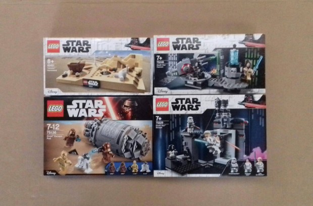 Egy új remény bontatlan Star Wars LEGO 40451 + 75136 75229 75246 utánv
