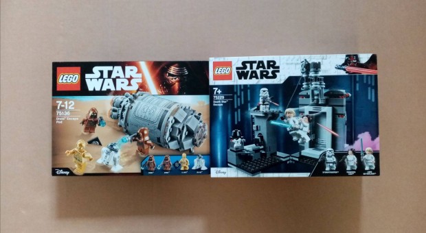 Egy j remny bontatlan Star Wars LEGO 75136 Droid + 75229 Szks Fox