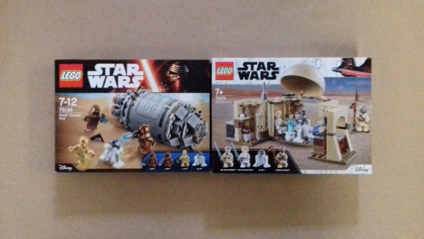 Egy j remny bontatlan Star Wars LEGO 75136 Gondola + 75270 Fox.rban