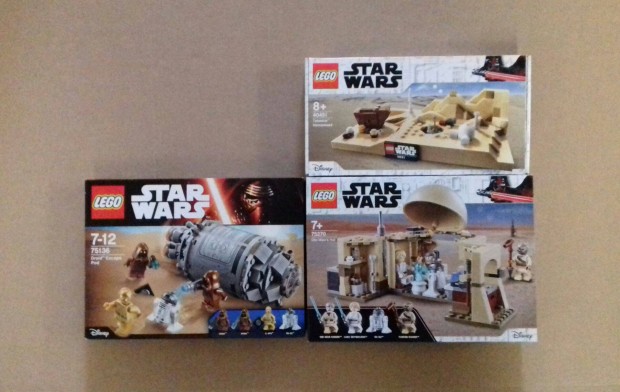 Egy j remny bontatlan Star Wars LEGO 75136 + 40451 + 75270 Fox.rban