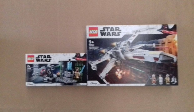 Egy j remny bontatlan Star Wars LEGO 75246 gy + 75301 Luke Foxrba