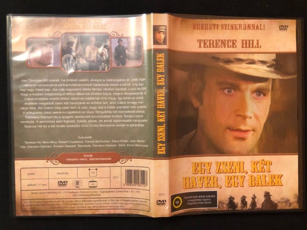 Egy zseni, kt haver, egy balek (karcmentes, Terence Hill) DVD