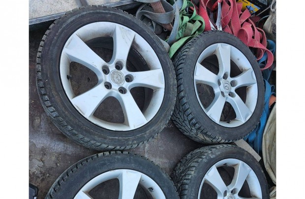 Egyben 4db Mazda 205/5017 alufelni kormorn gumi szett